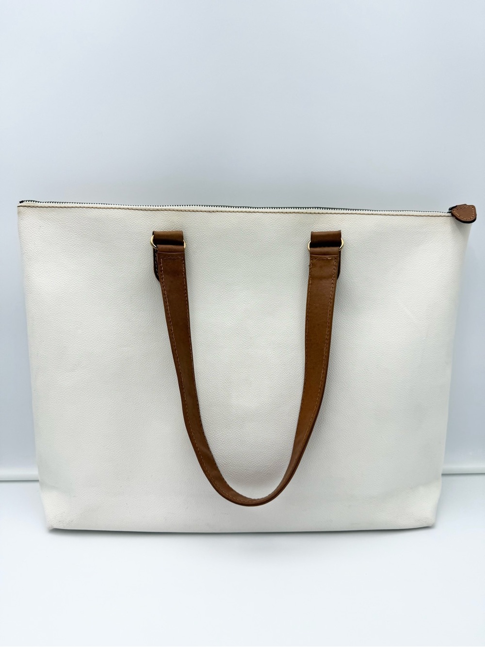 TRUSSARDI 1911 MILANO Vintage Italian Greyhound Tote Bag w/ Pouch Made in ITALY - Picture 5 of 16